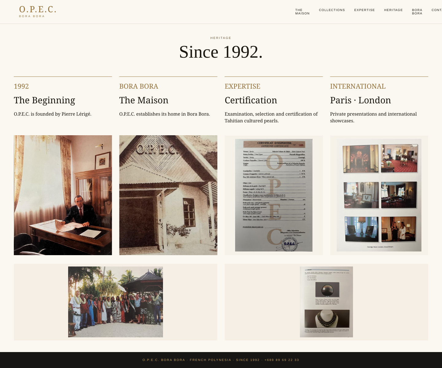O.P.E.C. Heritage since 1992